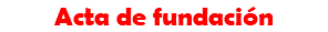 Acta de fundación