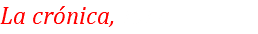 La crónica, 1917.
