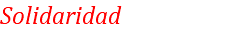 Solidaridad